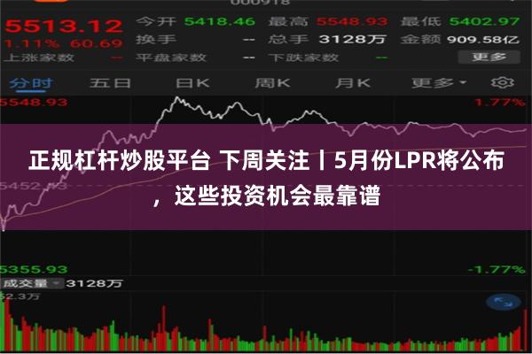 正规杠杆炒股平台 下周关注丨5月份LPR将公布，这些投资机会最靠谱