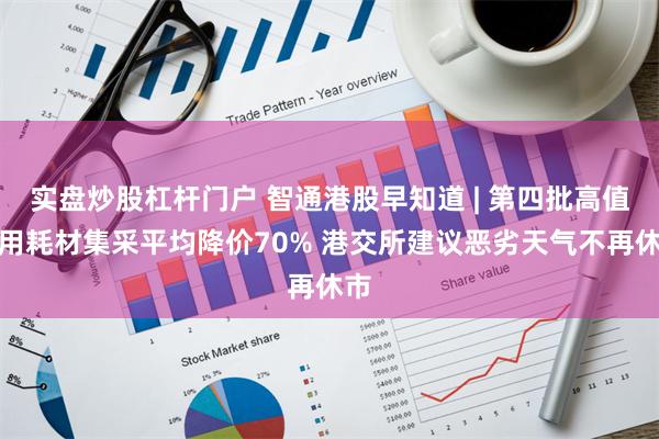 实盘炒股杠杆门户 智通港股早知道 | 第四批高值医用耗材集采平均降价70% 港交所建议恶劣天气不再休市