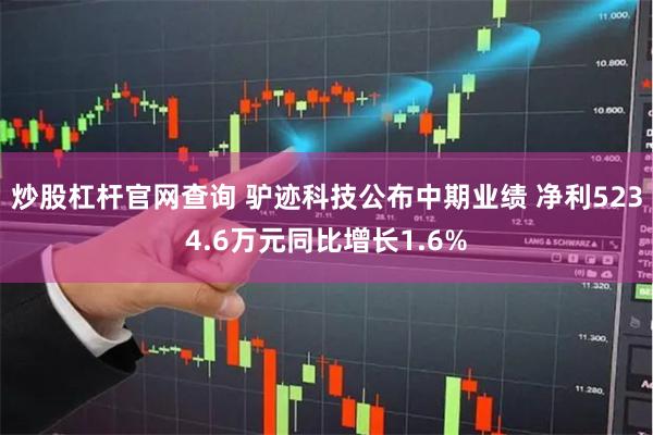 炒股杠杆官网查询 驴迹科技公布中期业绩 净利5234.6